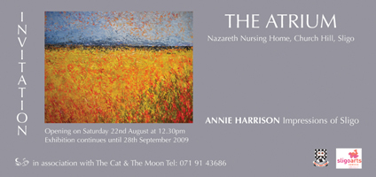 Annie Harrison - Solo Show Invite